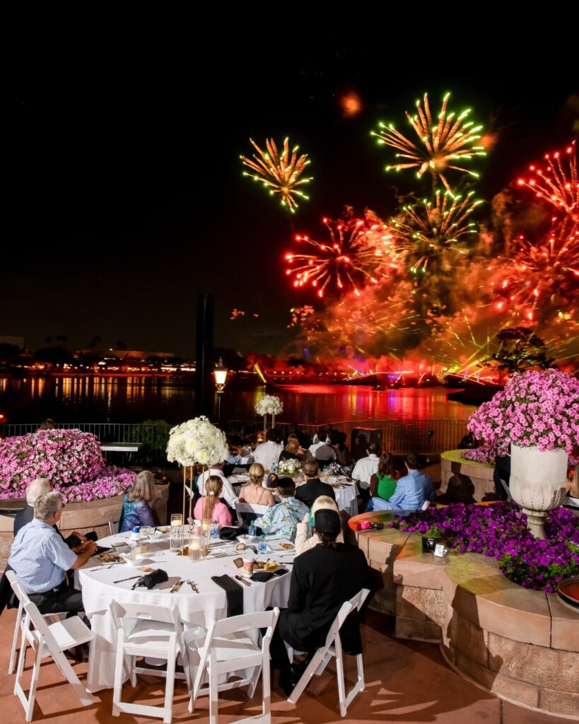 disney world epcot firework reception